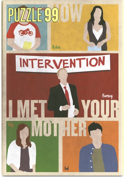 Warner Bros 99 Parça How I Met Your Mother Puzzle