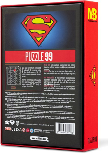 Warner Bros 99 Parça Superman Puzzle