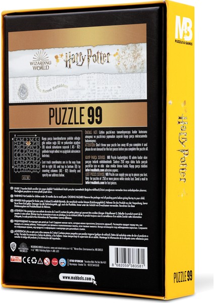 Harry Potter 99 Parça Hufflepuff Puzzle