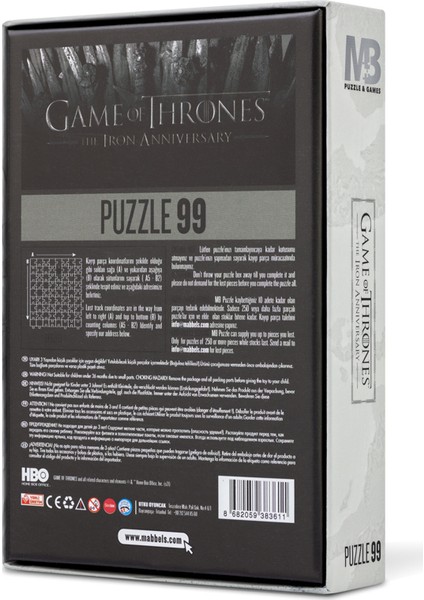 Warner Bros 99 Parça Game Of Thrones Puzzle