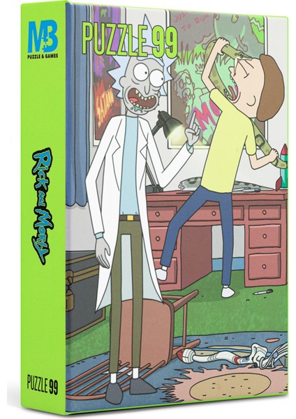 Warner Bros 99 Parça Rick & Morty Puzzle