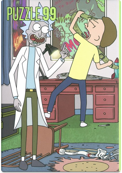 Warner Bros 99 Parça Rick & Morty Puzzle