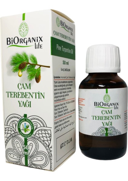 Biorganix Life Çam Terebentin Yağı 50 ml