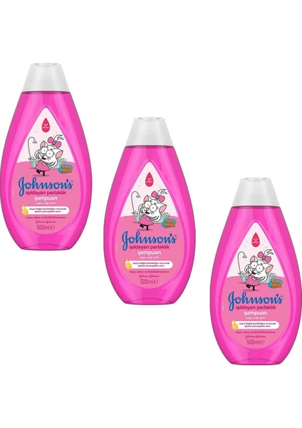 Johnsons Baby Kral Şakir Işıldayan Parlaklık Şampuan 500 ml 3 Adet