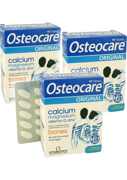 Osteocare 90 Tablet x 3 Adet