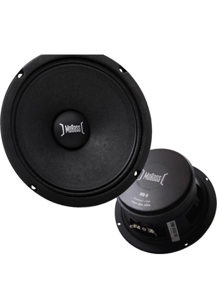 Mb-6 16 cm 80W Rms Power 200W Max Power Oto Hoparlör Akbaş