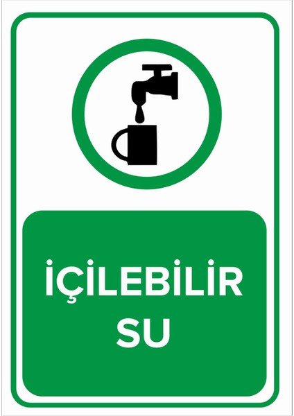 - İçilebilir Su Levhası - Dekote Malzeme 25X35Cm