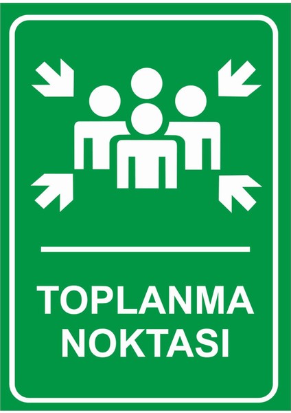 - Toplanma Noktası Levhası - Dekote Malzeme 25X35Cm