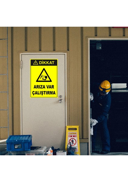 - Arıza Var Çalıştırma Levhası - Dekote Malzeme 25X35Cm modelleri