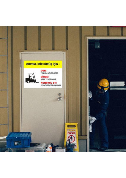 - Güvenli Bir Sürüş İçin Levhası - Dekote Malzeme 25X35Cm modelleri