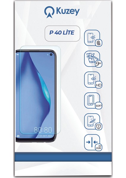 Huawei P40 Lite Temperli Ekran Koruyucu Cam Şeffaf fiyatları