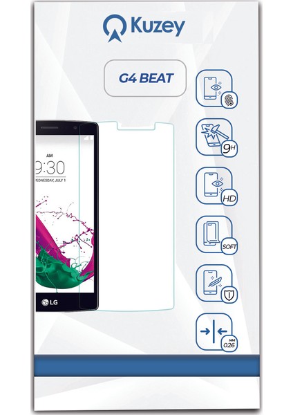 Lg G4 Beat Temperli Ekran Koruyucu Cam Şeffaf fiyatları