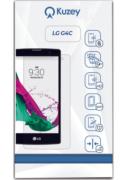 Lg G4C Temperli Ekran Koruyucu Cam Şeffaf fiyatları