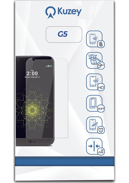 Lg G5 Temperli Ekran Koruyucu Cam Şeffaf fiyatları