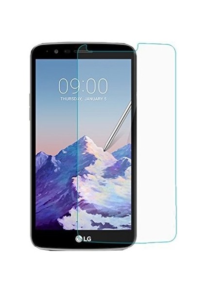 Lg Stylus 3 Temperli Ekran Koruyucu Cam Şeffaf