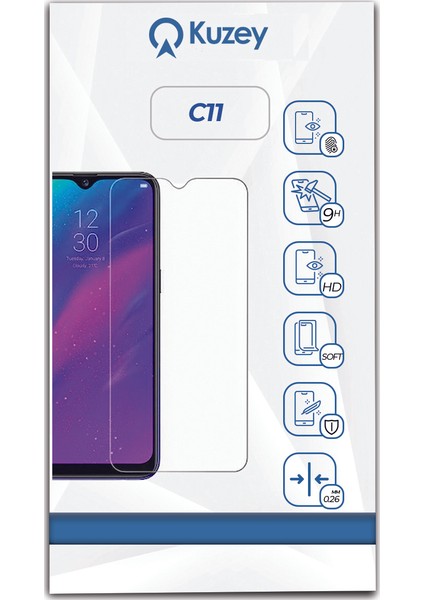 Realme C11 Temperli Ekran Koruyucu Cam Şeffaf fiyatları
