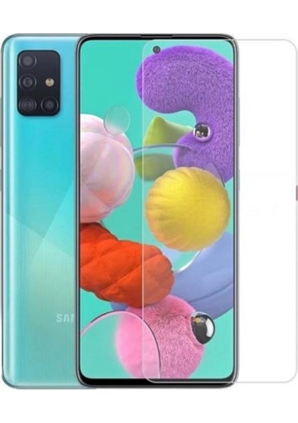 Samsung Galaxy A51 Temperli Ekran Koruyucu Cam Şeffaf