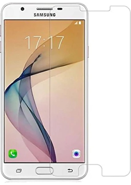 Samsung Galaxy J7 Prime 2 Temperli Ekran Koruyucu Cam Şeffaf