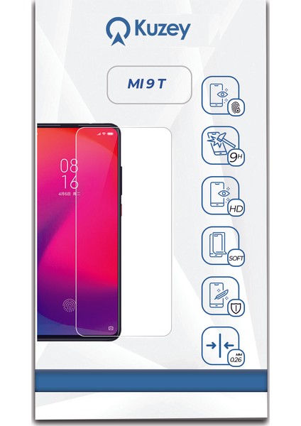 Xiaomi Mi 9t Temperli Ekran Koruyucu Cam Şeffaf fiyatları