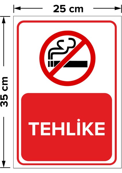 - Tehlike Levhası - Dekote Malzeme 25X35Cm fiyatları