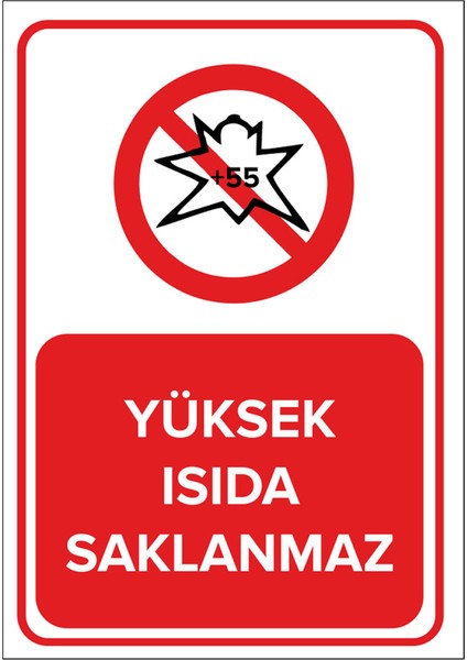 - Yüksek Isıda Saklanmaz Levhası - Dekote Malzeme 25X35Cm