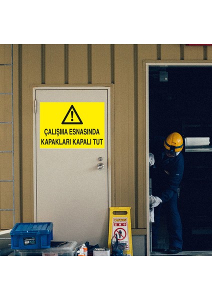 - Çalışma Esnasında Kapakları Kapalı Tut Levhası - Dekote Malzeme 25X35Cm modelleri