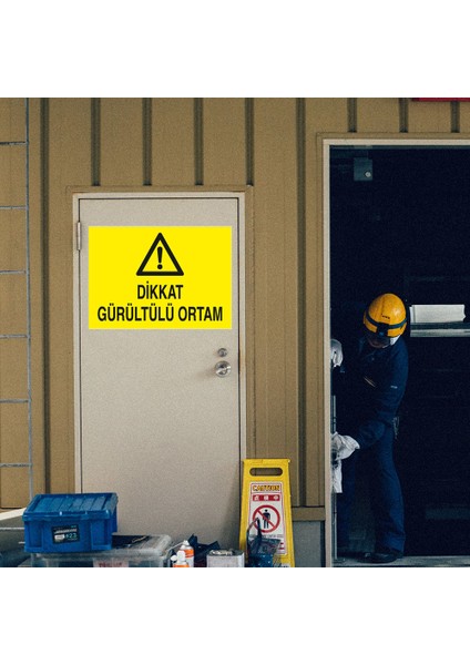- Dikkat Gürültülü Ortam Levhası - Dekote Malzeme 25X35Cm modelleri
