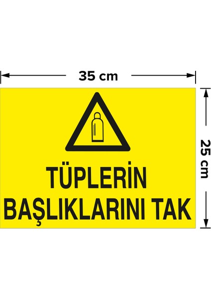 - Tüplerin Başlıklarını Tak Levhası - Dekote Malzeme 25X35Cm fiyatları