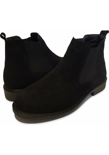 Erkek Deri Siyah Bot modelleri