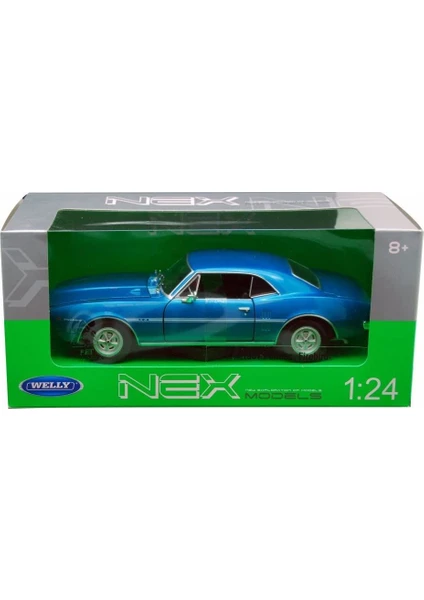 1:24 1967 Pontiac Firebird Mavi Model Metal Araba