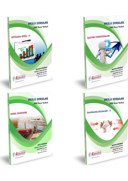 AÖF İşletme 1. Sınıf Bahar Dönemi 2. Dönem Konu Anlatımlı Soru Bankası Set