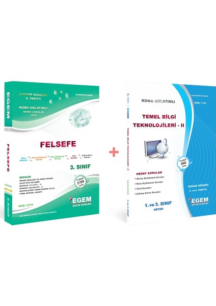 AÖF Felsefe 3. Sınıf Bahar Dönemi 6. Dönem Konu Anlatımlı Soru Bankası