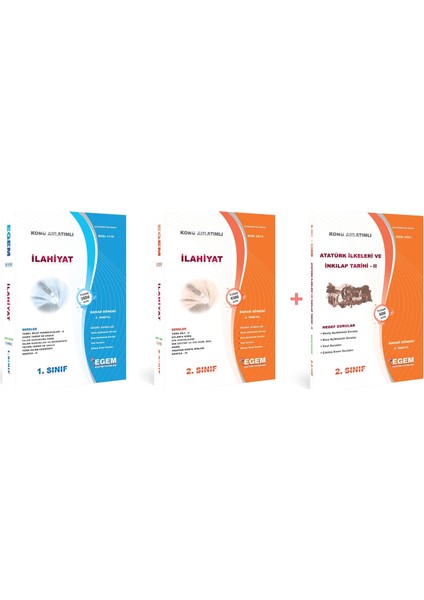 AÖF İlahiyat 1. ve 2. Sınıf 2. ve 4. Dönem Bahar Dönemi Konu Anlatımlı Soru Bankası