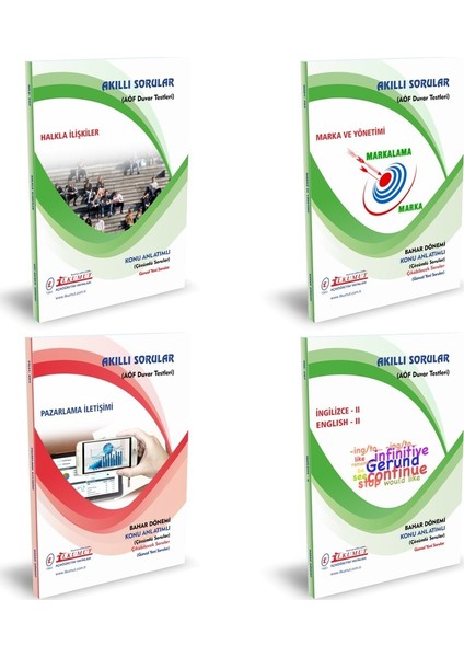 AÖF Marka İletişimi 1. Sınıf Bahar Dönemi 2. Dönem Konu Anlatımlı Soru Bankası