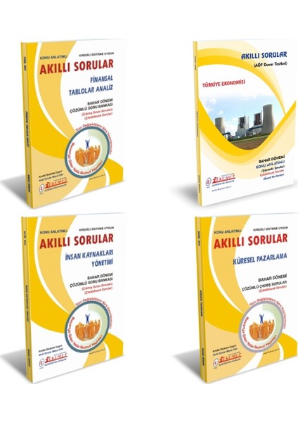 AÖF İşletme 4. Sınıf Bahar Dönemi 8. Dönem Konu Anlatımlı Soru Bankası