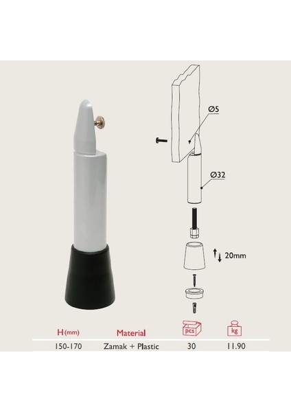 Kabin Ayağı 25.661