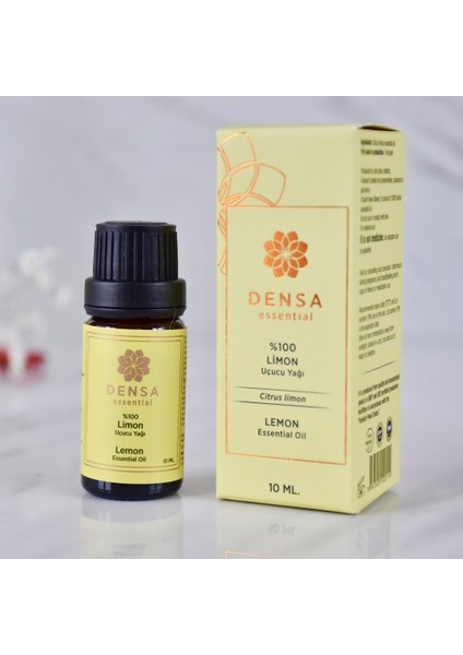 Densa Essential %100 Saf Limon Uçucu Yağı 10 ml