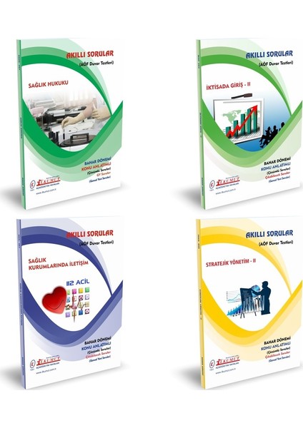 AÖF Sağlık Yönetimi 1. ve 2. Sınıf Bahar Dönemi 2. ve 4. Dönem Konu Anlatımlı Soru Bankası