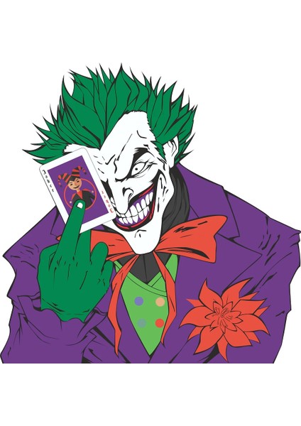 Joker Araç Oto Motorsiklet Laptop Sticker ''araç Oto Motorsiklet Laptop Sticker''