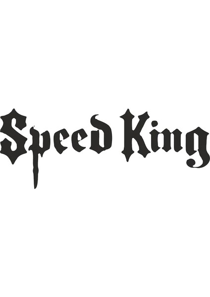 Speed King Oto-Motosiklet Sticker ''folyo Kesim Araç Sticker''