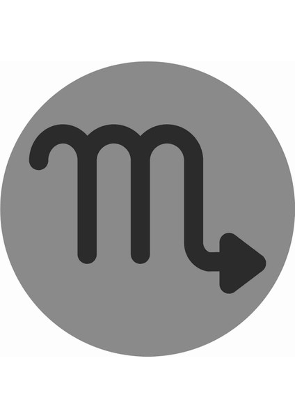Scorpio Akrep Burç Zodiac Sticker - 30020