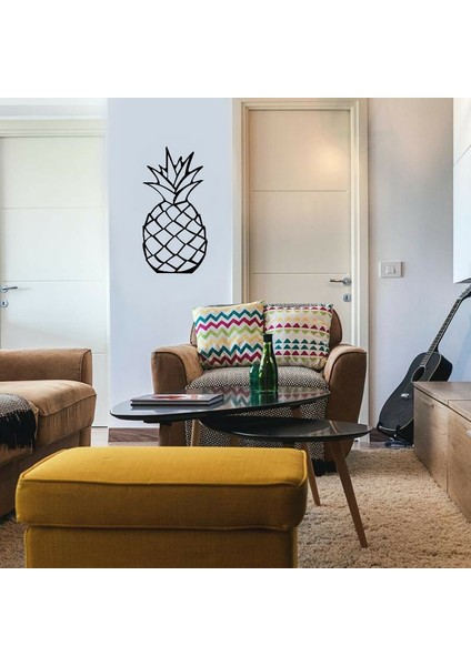 Ananas Dekoratif Ahşap Mdf Lazer Kesim Tablo