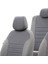 Peugeot Partner 2005-2011 Özel Üretim Koltuk Kılıfı Original Design Gri 4