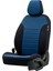 Seat Leon 1999-2005 Özel Üretim Koltuk Kılıfı Original Design Mavi - Siyah 2