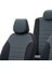 V.w. Caravelle T-5 2004-2015 8+1 (9 Kişi) Özel Üretim Koltuk Kılıfı Original Design Füme - Siyah 4