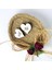 Hasır Yuvarlak Magnet Nikah Süsü 50 Adet HS-106 2