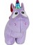 Mor Tombul Boynuzlu At Unicorn Peluş Oyuncak 30 cm 2