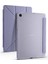 Samsung Galaxy Tab S6 Lite P610 P615 P617 10.4" Kılıf Kalem Bölmeli Tri Folding Smart Katlanabilir Standlı 360 Tam Koruma Mor 2