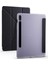 Samsung Galaxy Tab S7 Plus T970 12.4" Kılıf Kalem Bölmeli Tri Folding Smart Katlanabilir Standlı 360 Tam Koruma Siyah 2