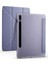 Samsung Galaxy Tab S7 Plus T970 12.4" Kılıf Kalem Bölmeli Tri Folding Smart Katlanabilir Standlı 360 Tam Koruma Mor 2